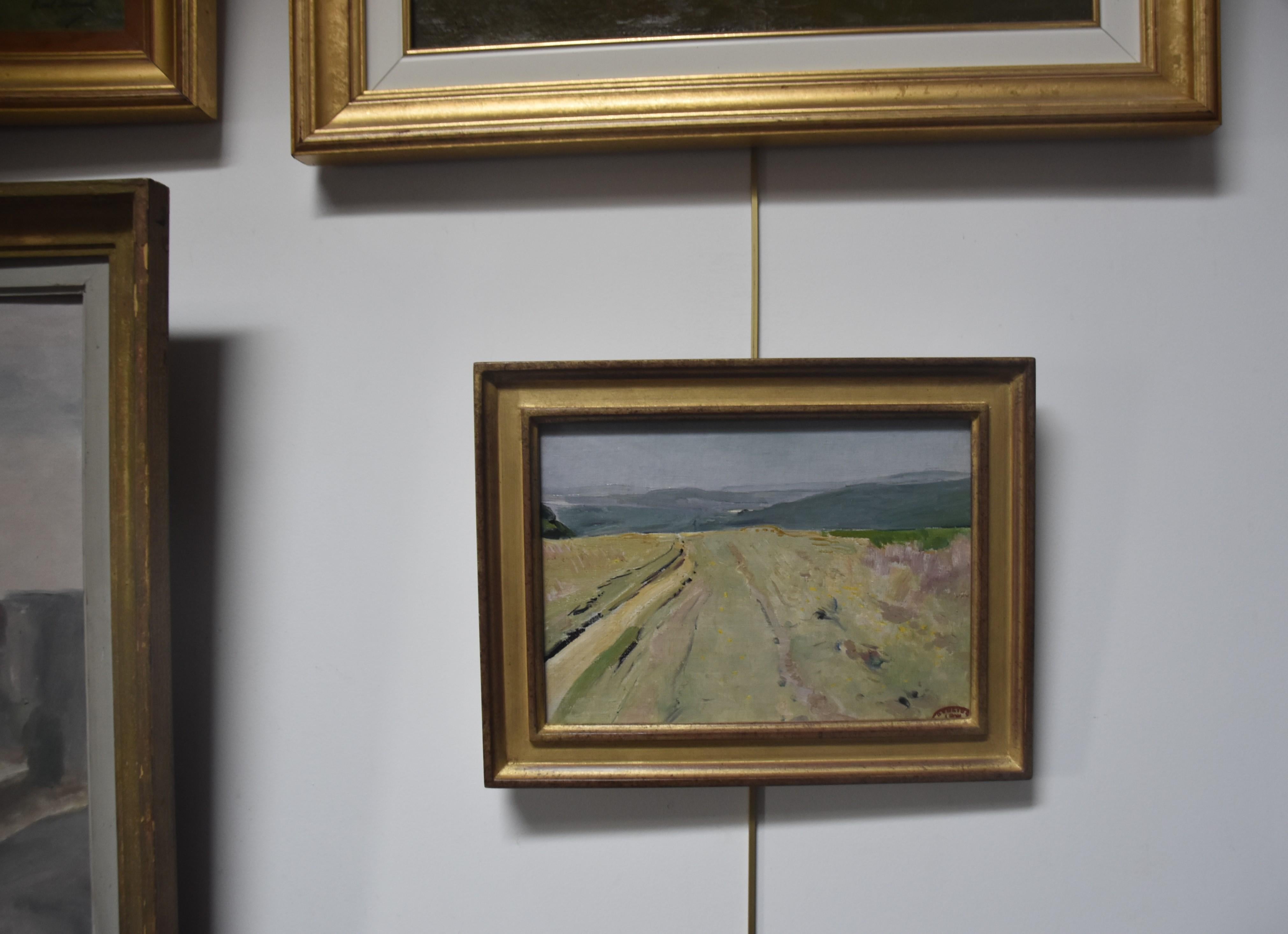 Léon Frédéric (1856-1940) Il sentiero della nafraglia, Olio su pannello 9