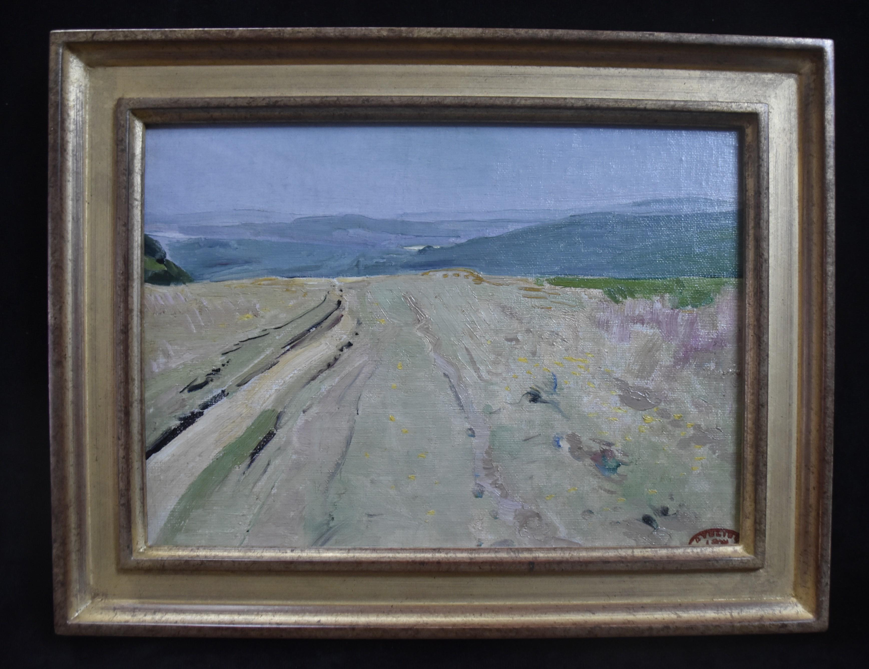 Léon Frédéric (1856-1940) Il sentiero della nafraglia, Olio su pannello 1