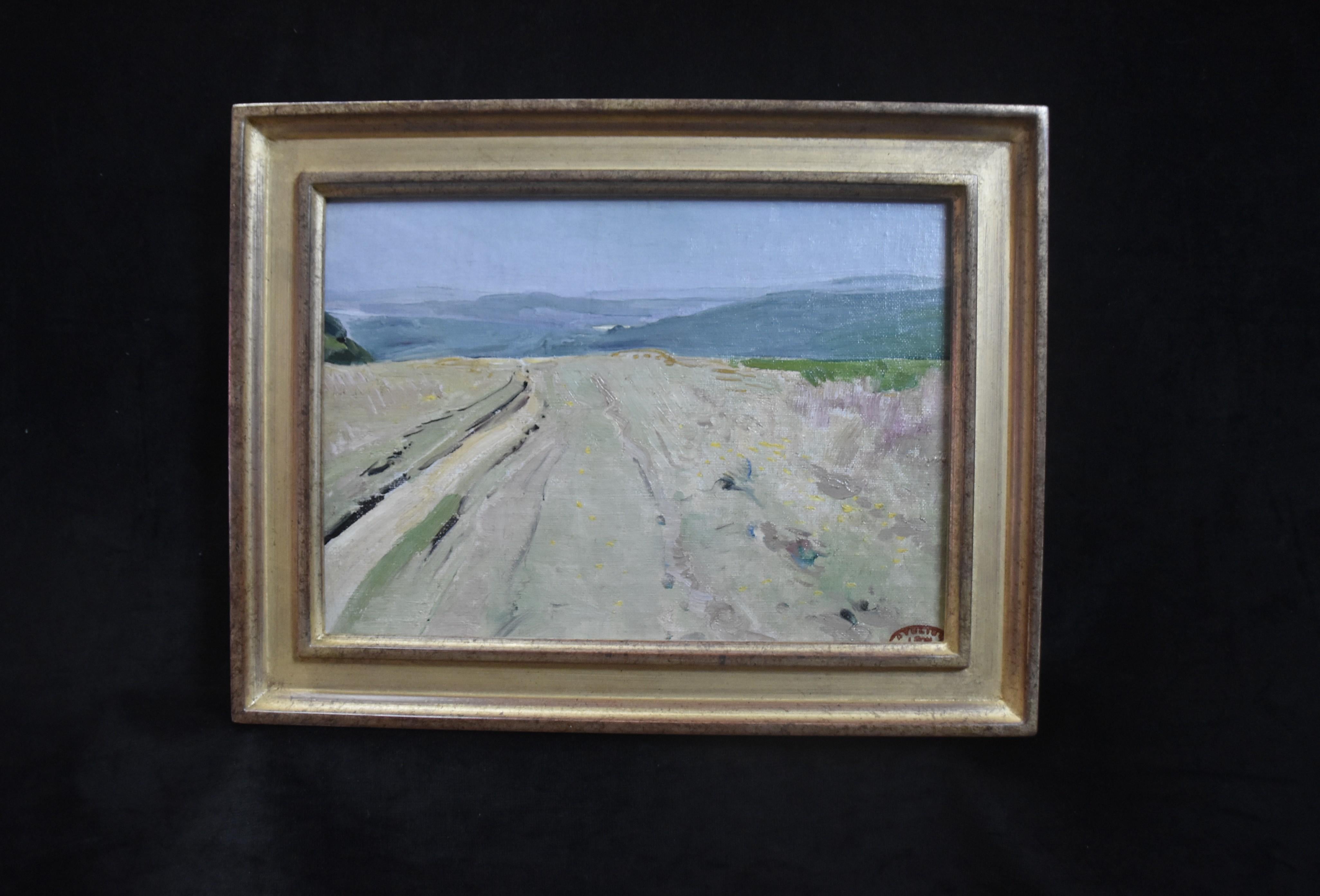 Léon Frédéric (1856-1940) Il sentiero della nafraglia, Olio su pannello 5