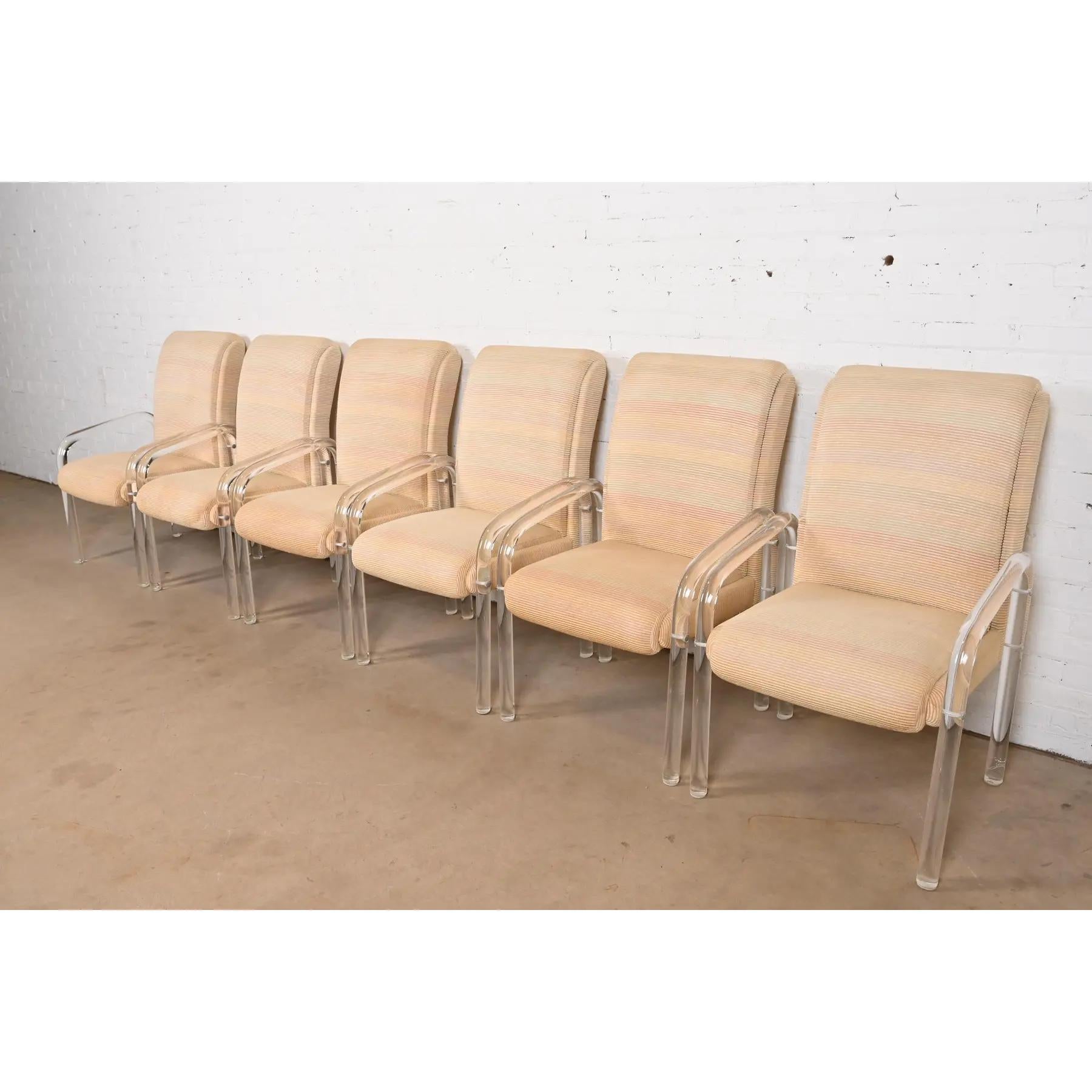 Leon Frost für Lion in Frost Modern Art Deco Lucite Armchairs oder Club Chairs im Angebot 5