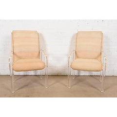 Leon Frost per Lion in Frost Poltrone o sedie da club moderne in lucite Art Deco