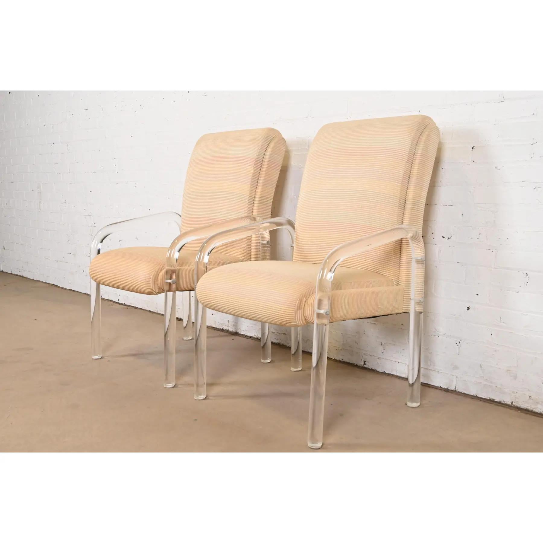 Leon Frost für Lion in Frost Modern Art Deco Lucite Armchairs oder Club Chairs (amerikanisch) im Angebot