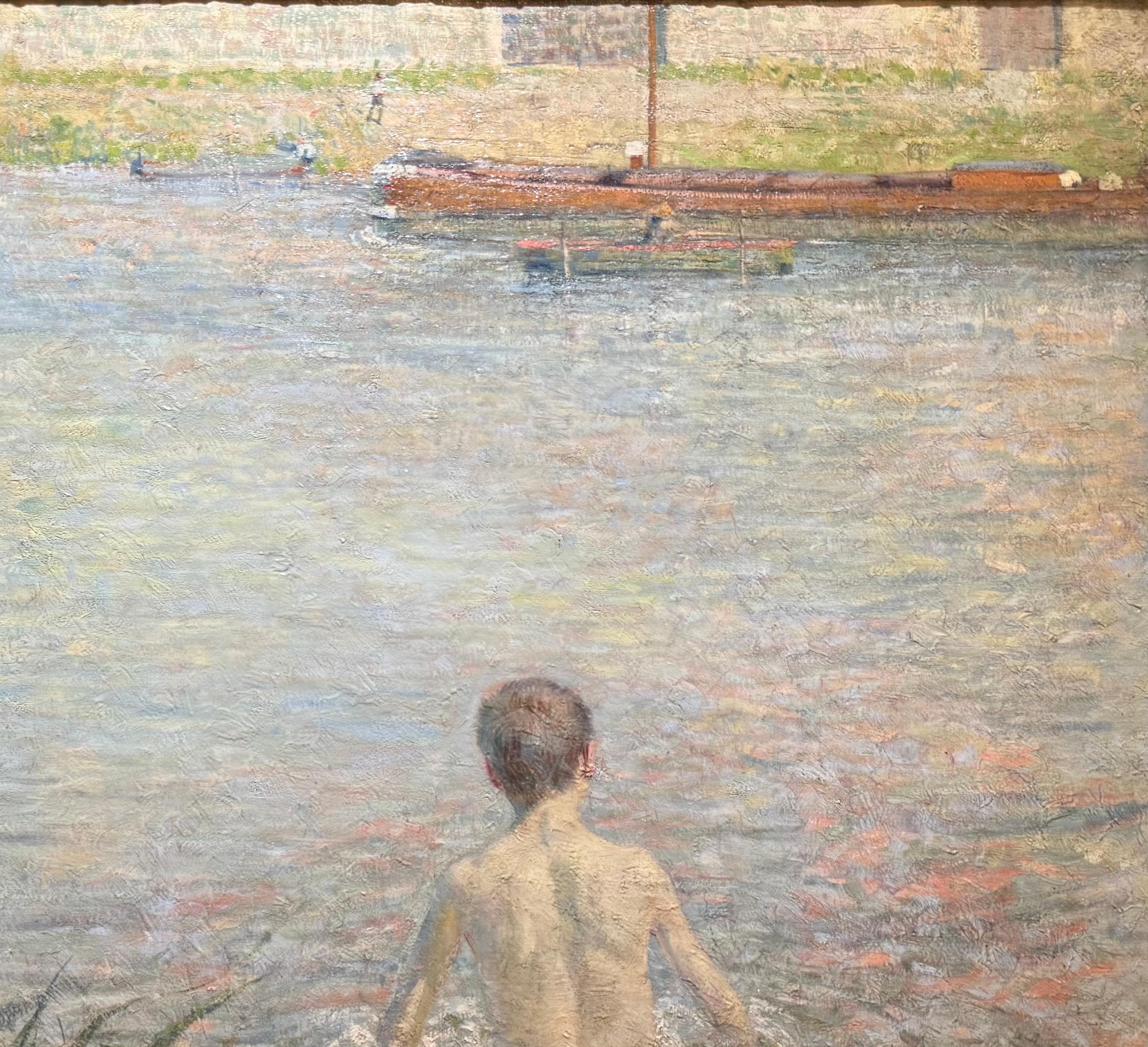 Léon Giran-Max (1867-1923) war ein französischer Maler des Impressionismus und Schüler von Claude Pissaro, der für seine lebhaften Landschaften berühmt war. Er stellte im Salon des Indépendents aus und wurde Gründungsmitglied des Salon d'Automne.