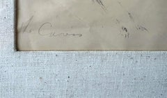 «La caricia», litografía expresionista de Leon Golub