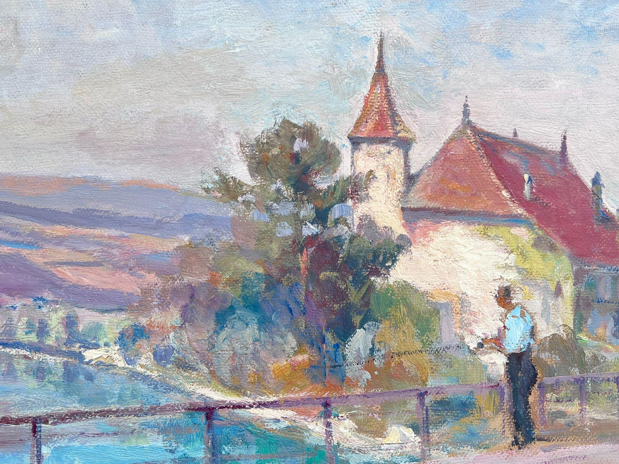 Artist/ School: Leon Hatot (French 1883-1953)

Title: Impressionist oil painting 

Medium: signed oil painting on thick paper, stuck on board unframed
dated 1947

Size:  painting: 12.5 x 19.5 inches.

Provenance: all the paintings we have for sale