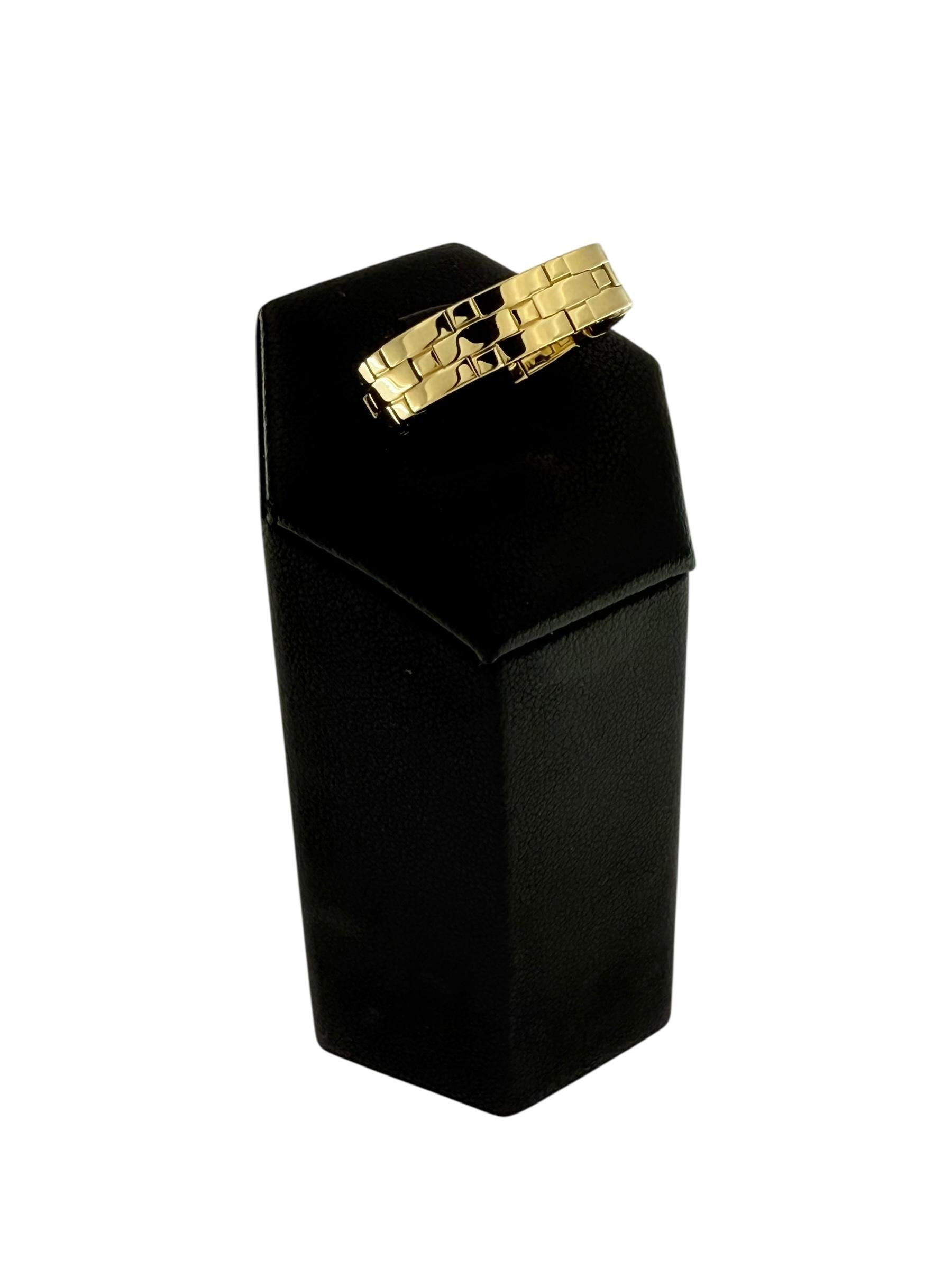Modern Leon Hatot Yellow Gold Flexible Diamond Ring For Sale