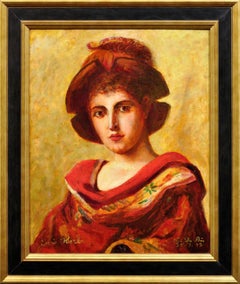 La Vie en Rouge, 1892. Brussels Bruxelles Respectable Society Portrait.