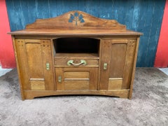 Credenza Art Nouveau di Léon Jallot '1874-1967' in Oak, circa 1910