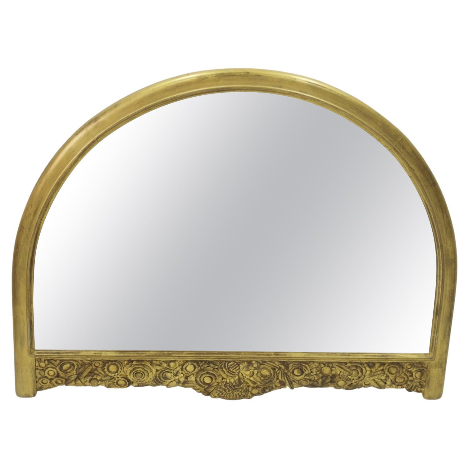 Demi-Lune-Wandspiegel von Leon Jallot im Angebot