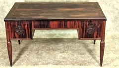 Bureau Leon Jallot en ébène de macassar