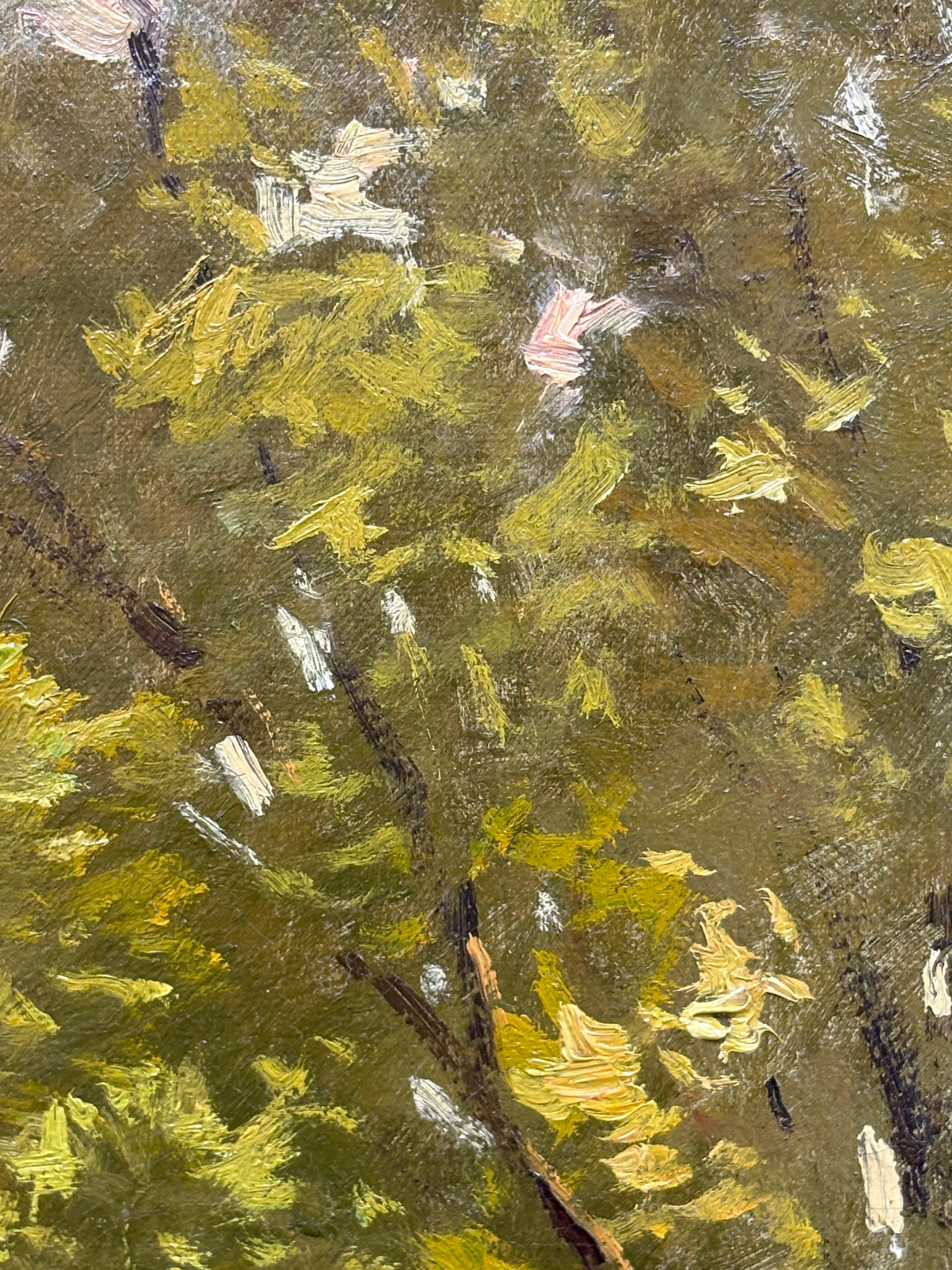 Un Coin de Seine a Vetheuil (Le Matin) (Impressionismus), Painting, von Leon Joubert