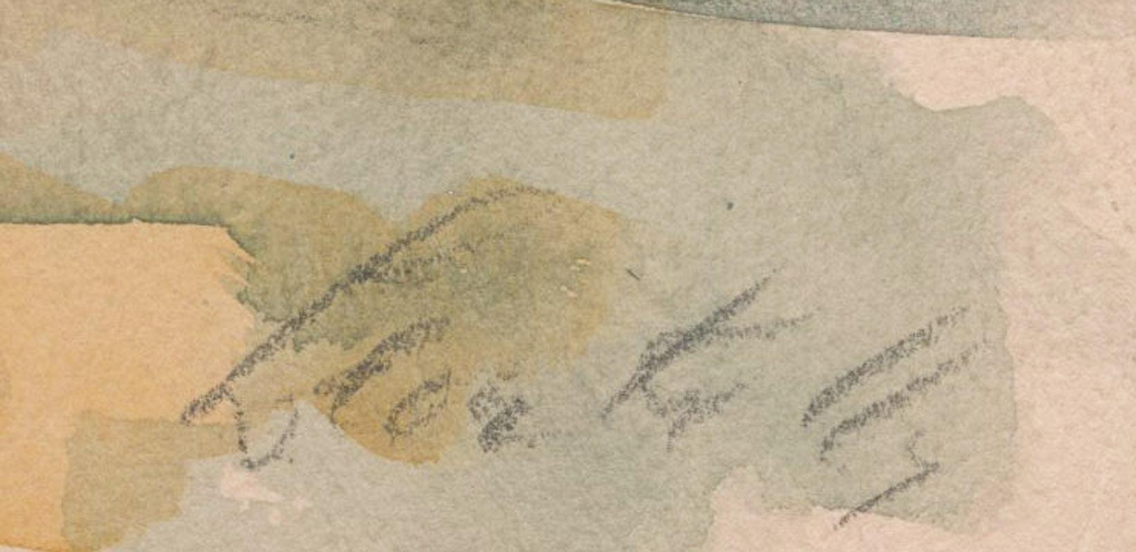 Paesaggio con alberi
Acquerello su carta, 1929
Firmato a matita in basso a destra
Ovviamente influenzato dalle opere di Cezanne presenti nella collezione del suo mecenate Alfred C. Barnes di Philadelphia.
Provenienza: Proprietà dell'artista
        