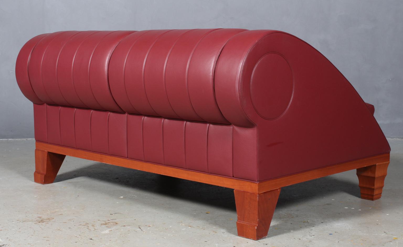 Leon Krier for Giorgetti, Two-Seat Sofa and Lounge Chair 3