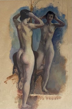 “Female Nude Reflection”