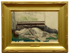 "By the Window, " Leon Kroll, oil, figurative art, nude, modernism