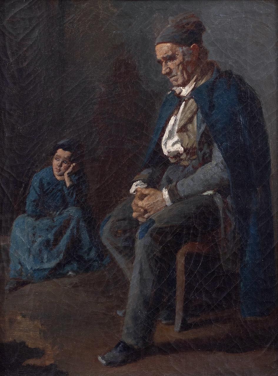 L'attesa - Painting di Leon Lhermitte