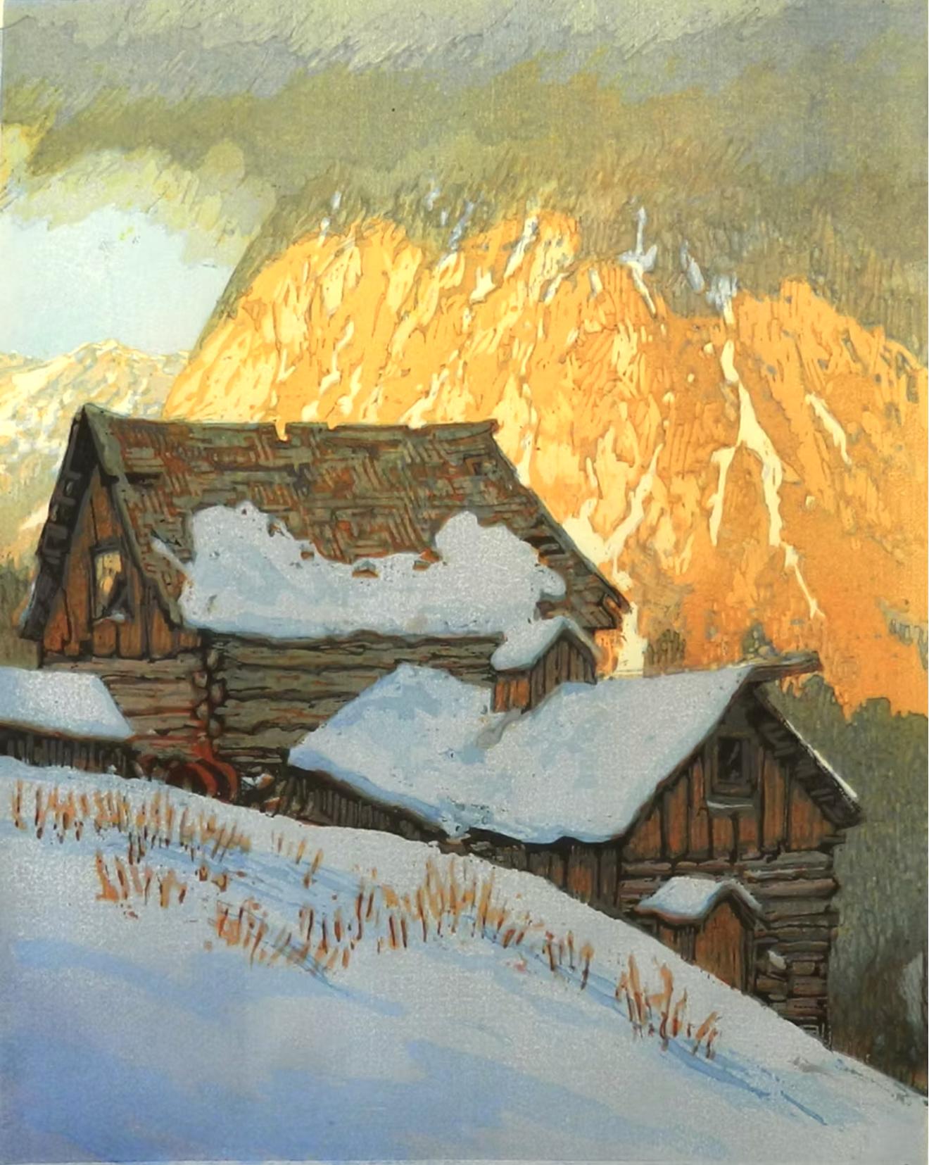 Leon Loughridge Landscape Print - Aglow