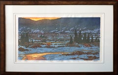 Tramonto sul monte Elk