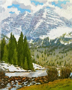Spring Flurries, Maroon Bells, 7/28 (mountains, Castle Creek, pine forest)