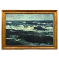Leon Lundmark Seascape Oil Painting