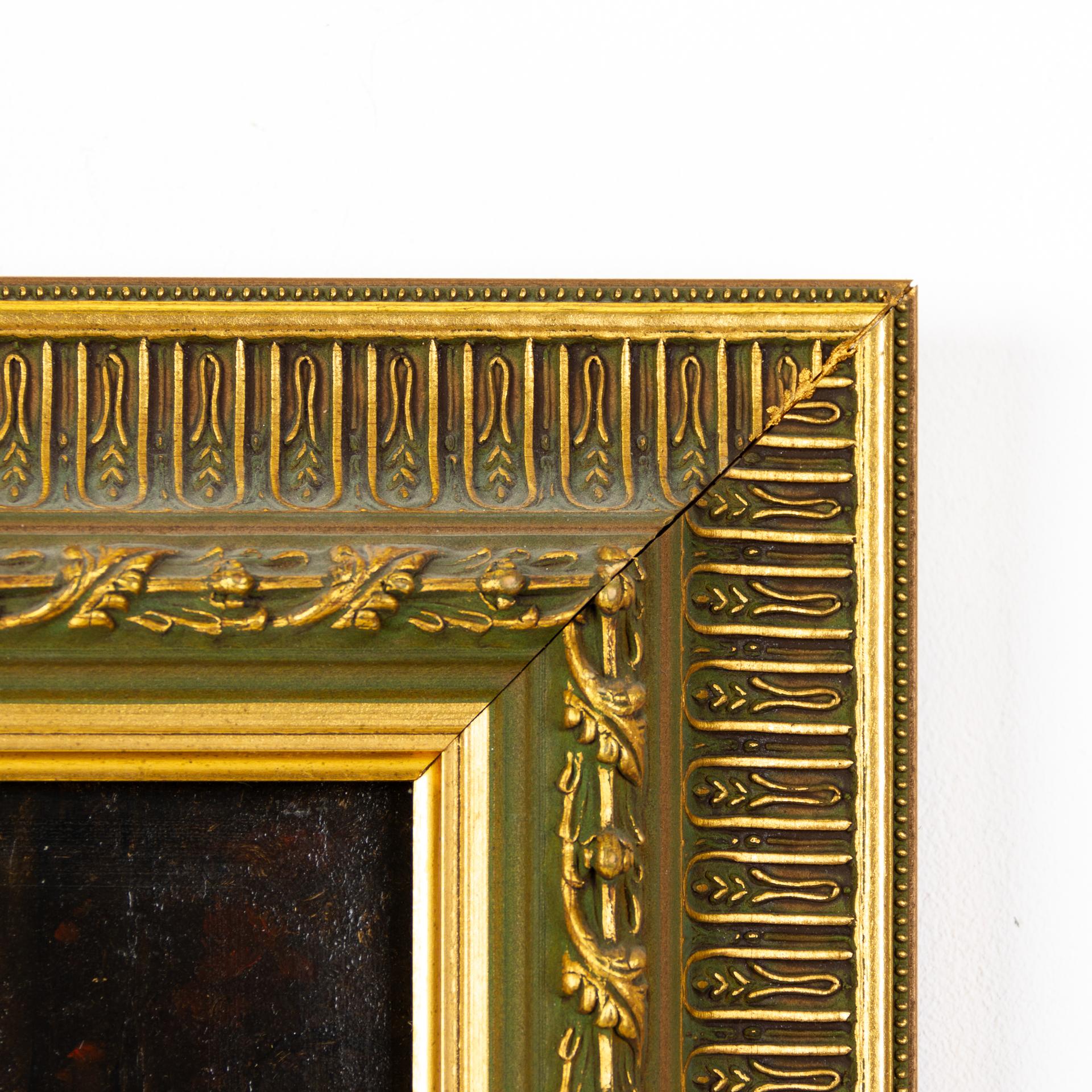 Léon Marie Constant Dansaert (Belgier, 1830-1909) Signiertes Innengemälde (Holz) im Angebot