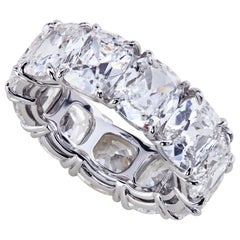 Leon Mege Antique Cushion Diamond Platin Eternity Band nach Maß