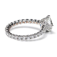 Leon Mege Custom Made Diamond Engagement Ring