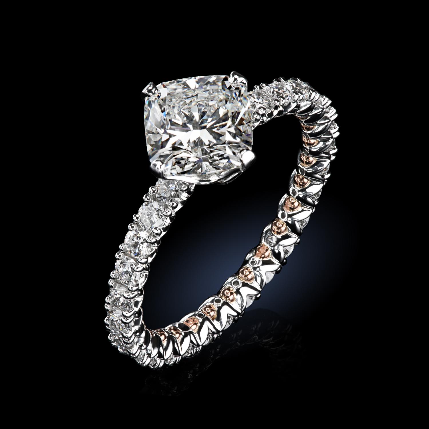 custom made diamond engagement rings