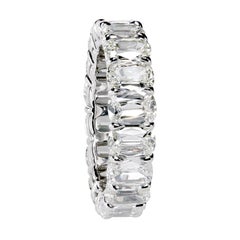 Bracelet d'éternité Leon Mege avec diamants coussins allongés de couleur naturelle antique