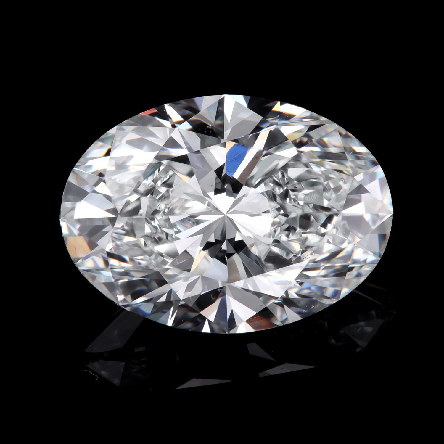 For Sale:  Exclusive and Rare 3.01 Carat H/VS2 GIA-Certified Natural Oval Diamond 3