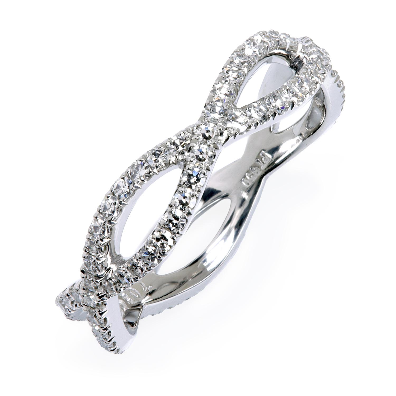 Taglio singolo Leon Mege, fascia in platino 