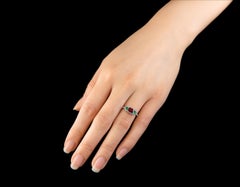 Leon Mege Ruby and Cab Emeralds in Micro Pave Platinum Bespoke Right-Hand Ring