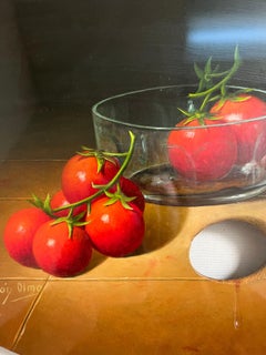 Palette de natures mortes de l'artiste