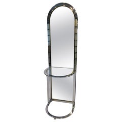 Leon Pace Standing Racetrack Hall Mirror for the Pace Collection