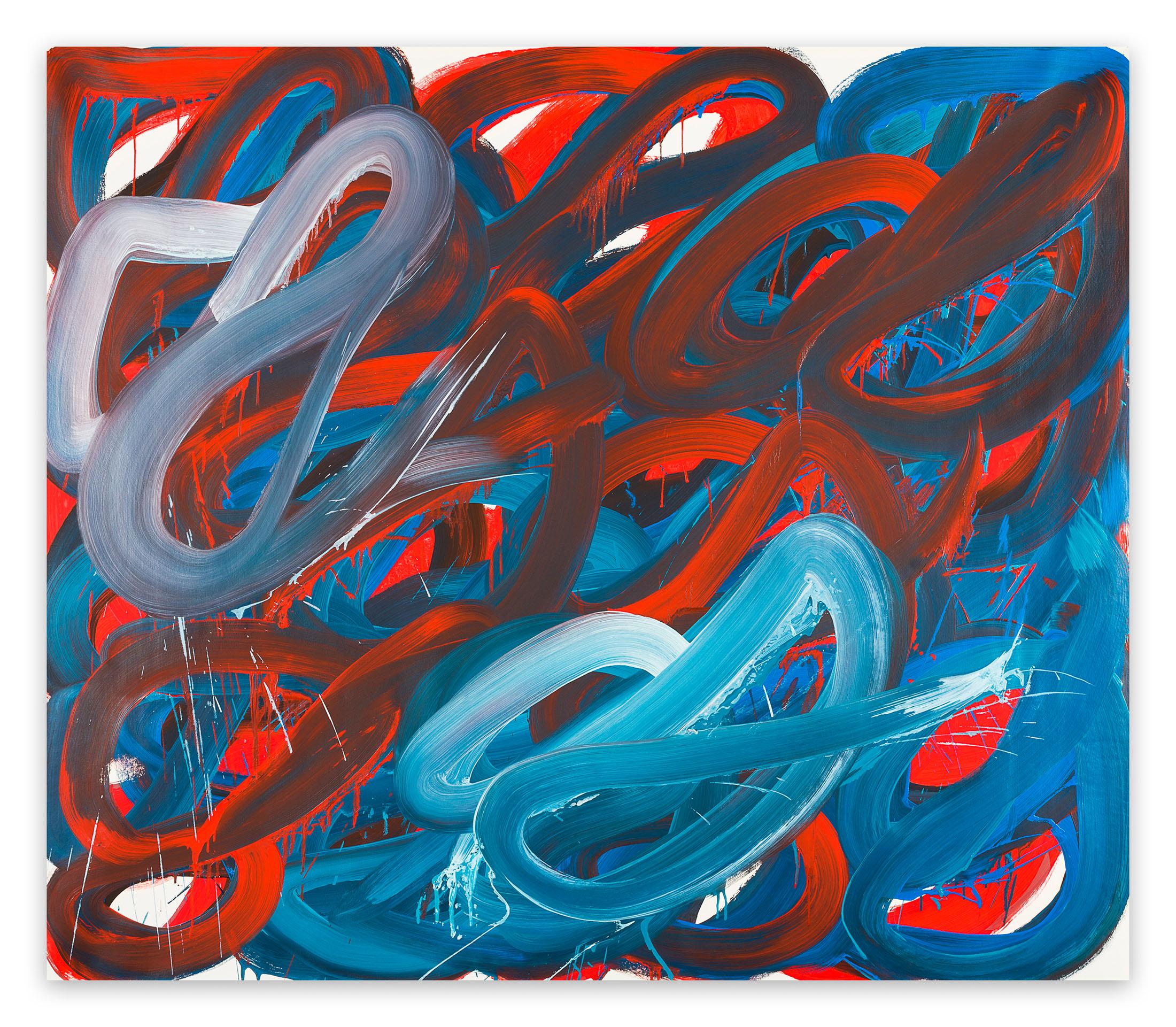 Abstract Painting di Leon Phillips - Swirl 5 (pittura astratta)