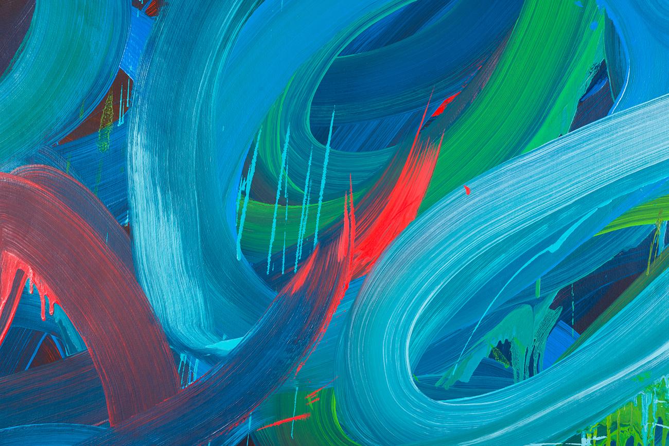 Swirl No.4 (Abstrakte Malerei) im Angebot 1