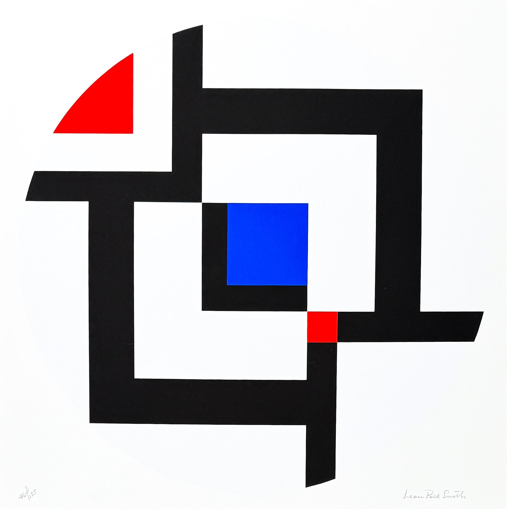 Leon Polk Smith (1906–1996) - Serigraphy on Fabriano paper - 1983 For Sale 1