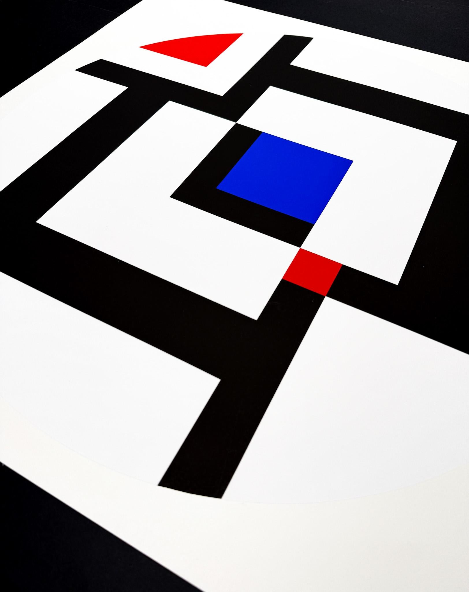 Leon Polk Smith (1906–1996) - Serigraphy on Fabriano paper - 1983 For Sale 2