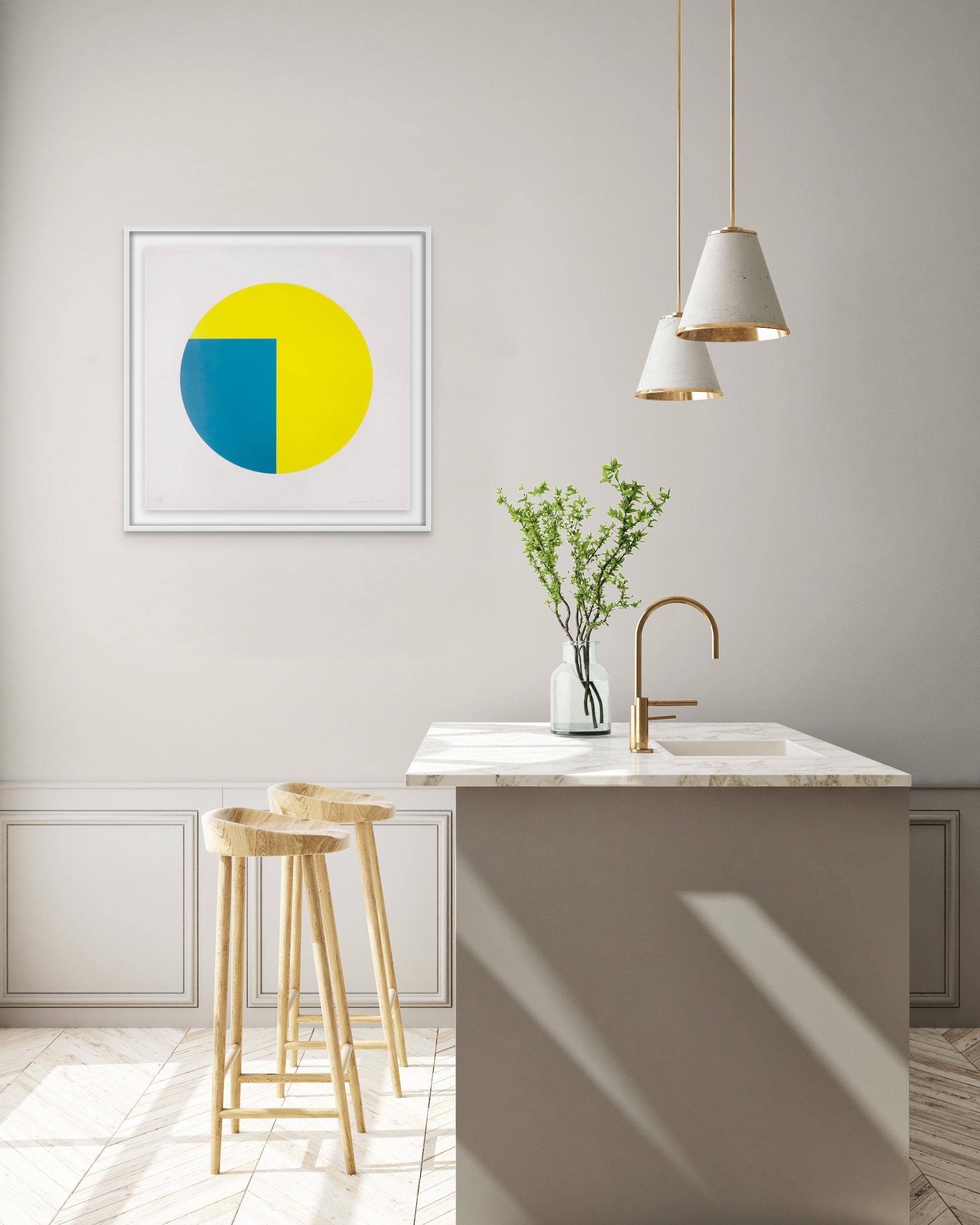 Senza titolo (Tondo) C - Print di Leon Polk Smith