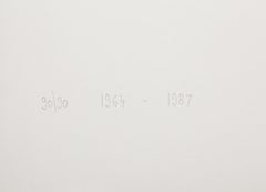 Werkubersicht/Work-Overview H, Large Silkscreen by Leon Polk-Smith