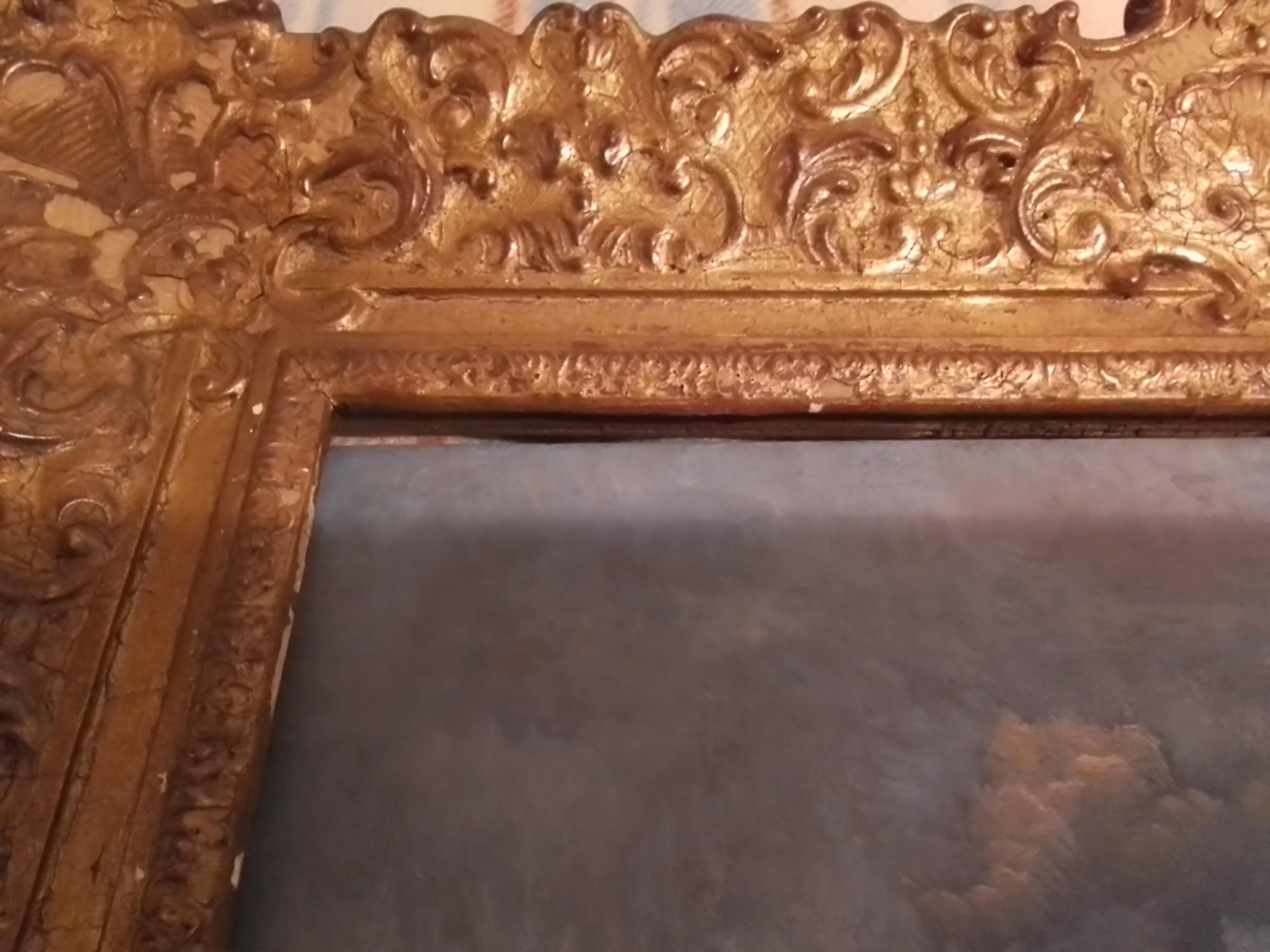 Los Acantilados de Treport - Normandía Etretat, óleo sobre madera de Léon Richet en venta 9