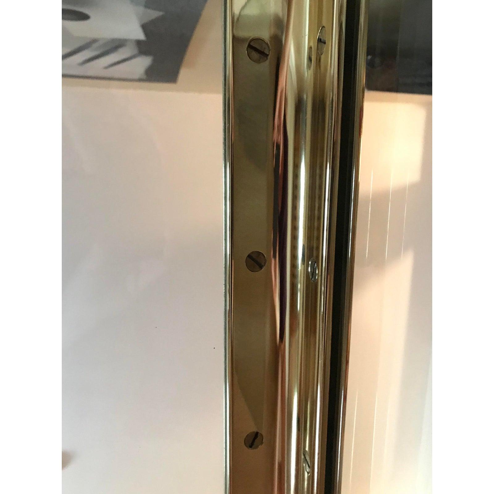Leon Rosen for Pace Collection Brass & Glass Waterfall Cocktail Table 2