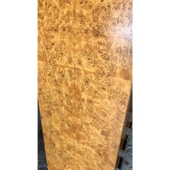 Leon Rosen for Pace Collection Burled-Walnut Wardrobe Armoire Chifforobe