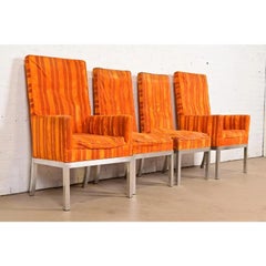 Leon Rosen für Pace Collection Moderne Esszimmerstühle aus der Mitte des Jahrhunderts, Vierer-Set