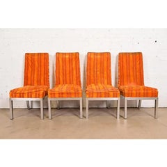 Leon Rosen per Pace Collection Sedie da pranzo moderne del medio secolo, set di quattro sedie