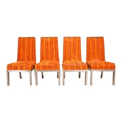 Leon Rosen for Pace Collection Mid-Century Modern Dining Chairs, Set of Four