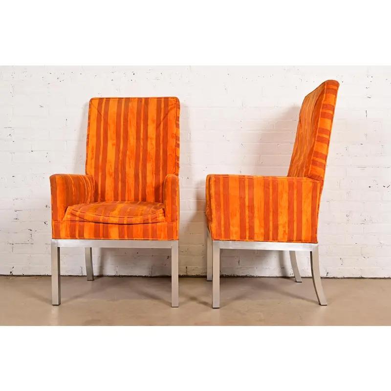 Leon Rosen for Pace Collectional Chaises de salle à manger modernes du milieu du siècle, ensemble de six chaises en vente 6