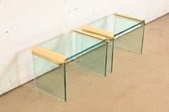 Leon Rosen for Pace Collectional Tables d'appoint de style régence hollywoodienne moderne du milieu du siècle dernier