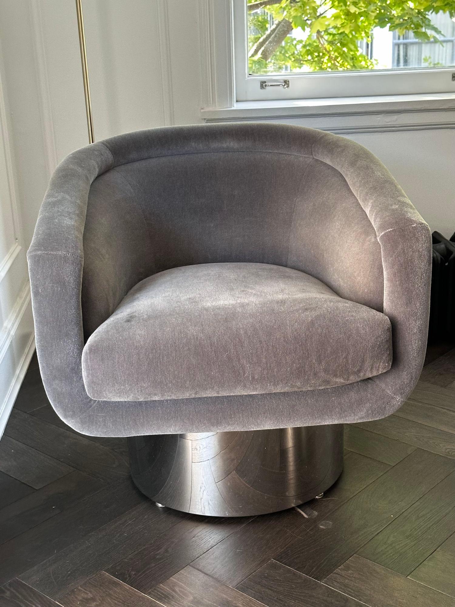 Fin du 20e siècle Leon Rosen pour The Pace Collective Chaises pivotantes, 1970 en vente