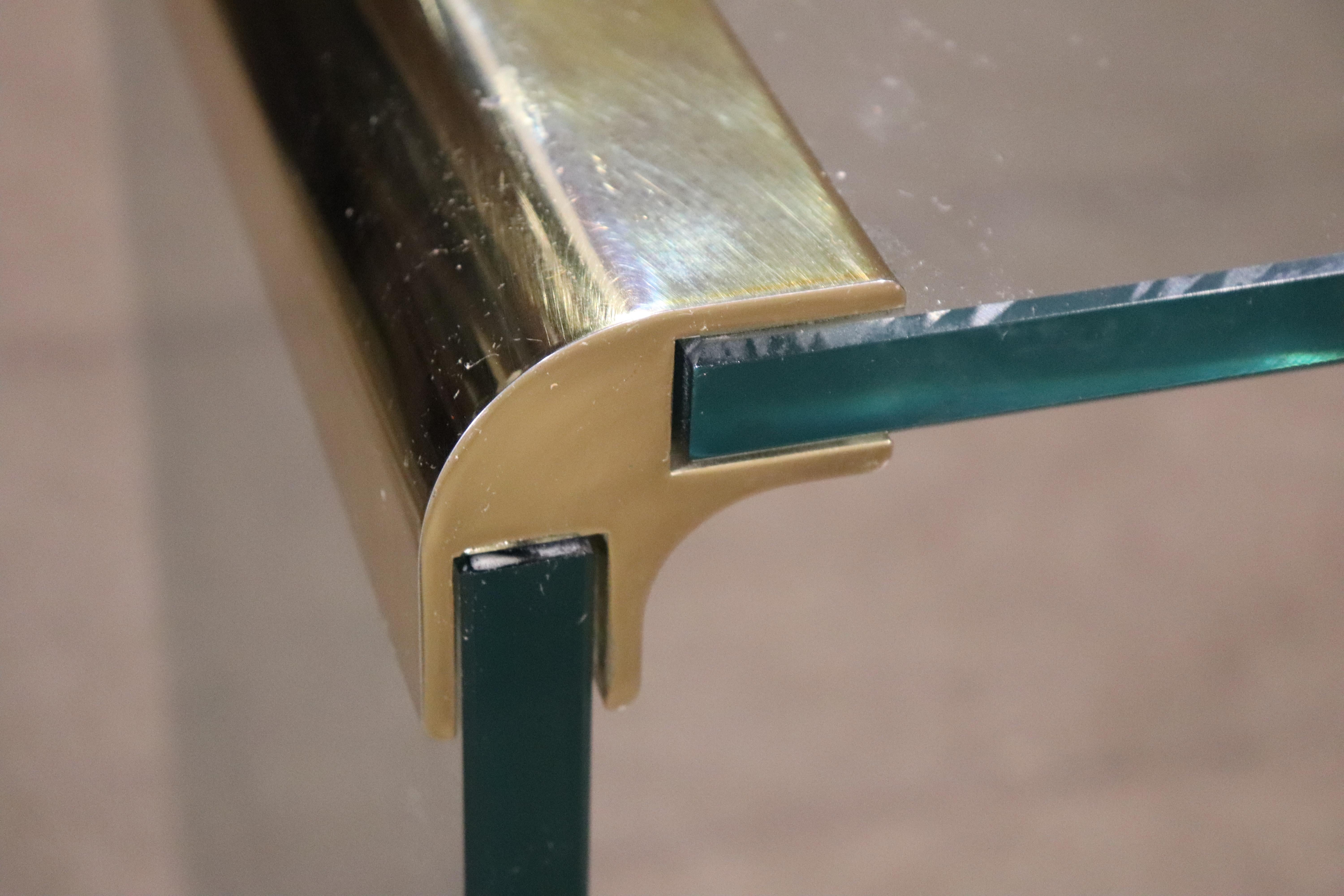 Brass Leon Rosen for Pace Console Table